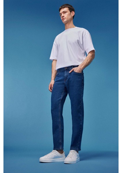 Sergio Regular Fit Normal Kalıp Normal Bel Boru Paça Jean Pantolon D9829AX25SP