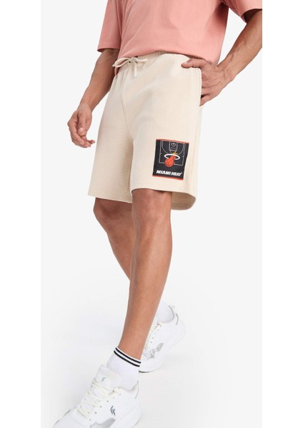 Fit NBA Miami Heat Standart Fit Kısa Paça Waffle Şort E4008AX25SM modelleri