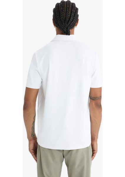 Defactofit Standart Fit Sporcu Kısa Kollu Polo TIŞÖRT D9240AX25SP