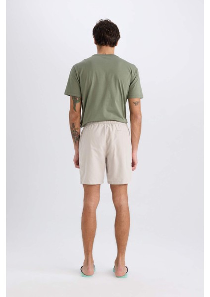 File Astarlı Hızlı Kuruyan Kısa Boy Deniz Şortu X2955AZ25HS