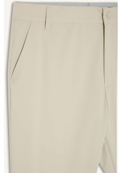 Defactofit Slim Fit Dar Kesim Standart Paça Dokuma PANTOLON D9247AX25SP
