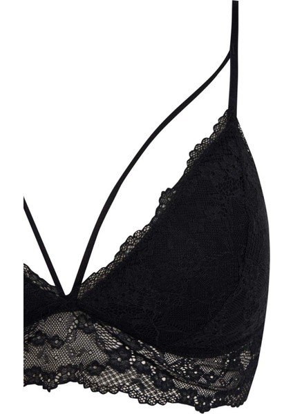 Dantelli Kaplı Pedli Bralet-Fall in Love R6569AZ25SP