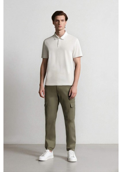 Jogger Gabardin Pantolon Beli Lastikli Kargo Cepli Lastikli Paça E1037AX24WN fiyatları