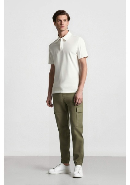 Jogger Gabardin Pantolon Beli Lastikli Kargo Cepli Lastikli Paça E1037AX24WN modelleri