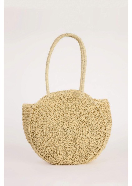 Kadın Hasır Omuz Çantası E1467AXNS