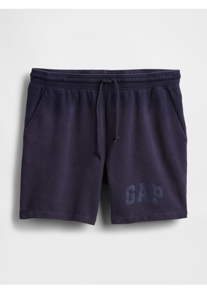 Erkek Lacivert Vintage Soft Gap Logo Sweat Şort fiyatları