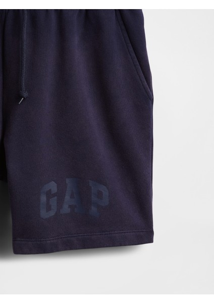 Erkek Lacivert Vintage Soft Gap Logo Sweat Şort modelleri