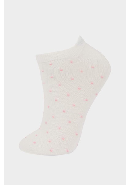 Kadın 5'li Pamuklu Patik Çorap E2170AXNS