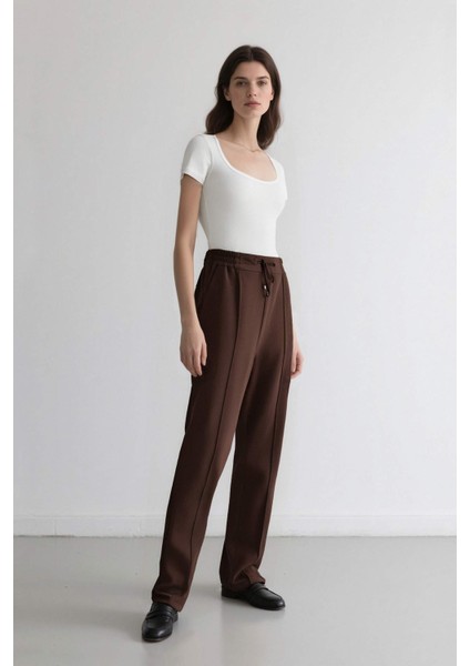 Jogger Pantolon Lastikli Bel Bağcıklı Basic Düz Paça D2573AX24AU fırsatları