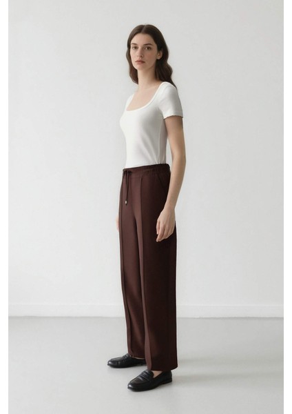 Jogger Pantolon Lastikli Bel Bağcıklı Basic Düz Paça D2573AX24AU indirimleri