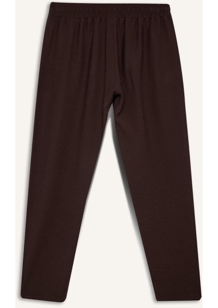Jogger Pantolon Lastikli Bel Bağcıklı Basic Düz Paça D2573AX24AU