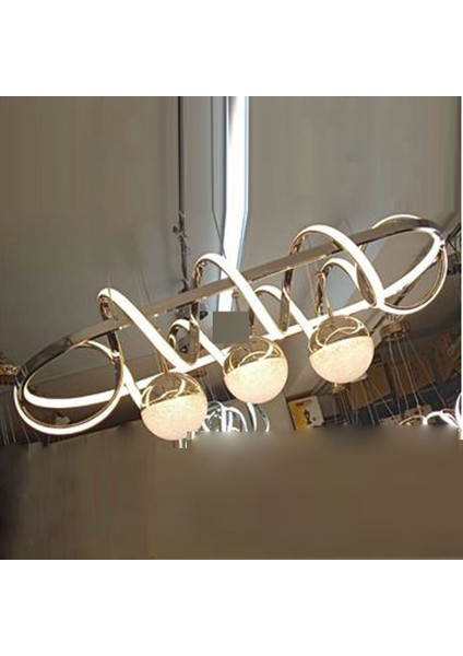Has Light Yemek Masası Model LED Avize 3 Renkli