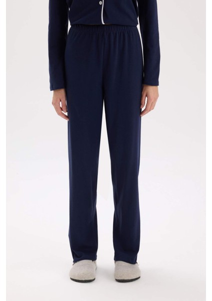 Pijama Takımı Regular Fit Uzun Kollu Üst Uzun Altı-Fall in Love E2246AXNS
