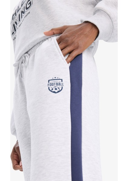 Standart Fit Baskılı Jogger Paça Standart Boy Eşofman ALTI D8100AX25SP
