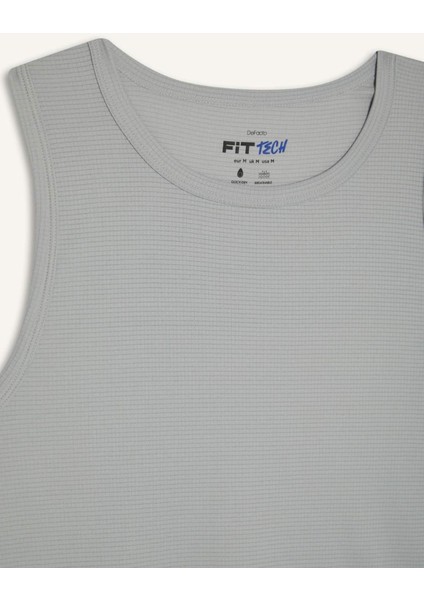 Defactofit Slim Fit Dar Kesim Bisiklet Yaka Sporcu ATLET E2434AX25SM