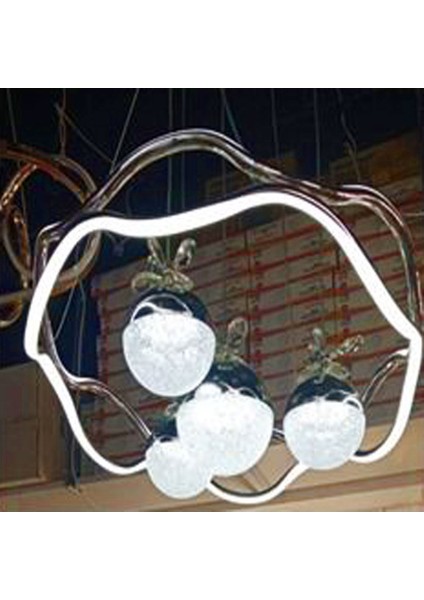 Has Light Taç Model LED Avize 3 Renkli
