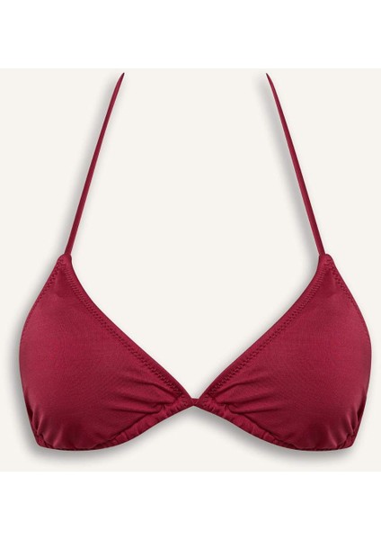 Regular Fit Üçgen Bikini Üstü-Fall in Love T3666AZ25SM