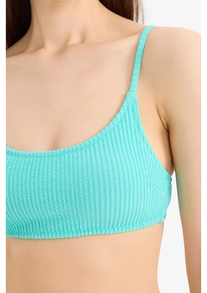 Regular Fit Bürümcük Bikini Üstü-Fall in Love B7207AX25SM