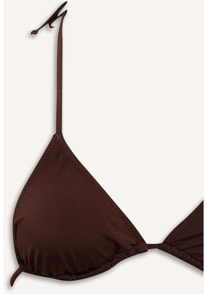 Regular Fit Üçgen Bikini Üstü-Fall in Love T3666AZ25SM