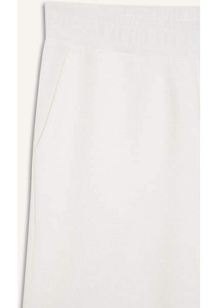 %100 Pamuk Regular Fit Dokulu Waffle Şort E2591AX25SM