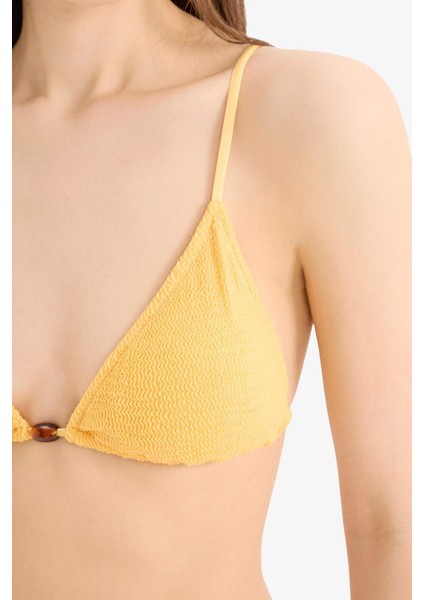 Regular Fit Bürümcük Bikini Üstü-Fall in Love E0205AX25SM