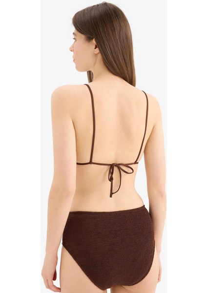 Regular Fit Bürümcük Bikini Üstü-Fall in Love E0205AX25SM