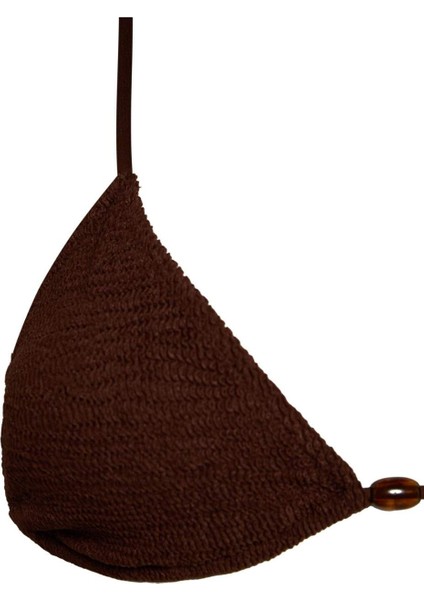 Regular Fit Bürümcük Bikini Üstü-Fall in Love E0205AX25SM