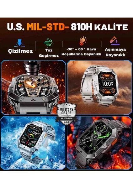 X1 Pro Tank Akıllı Saat 100 Gün Şarj modelleri