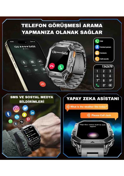 X1 Pro Tank Akıllı Saat 100 Gün Şarj fırsatları