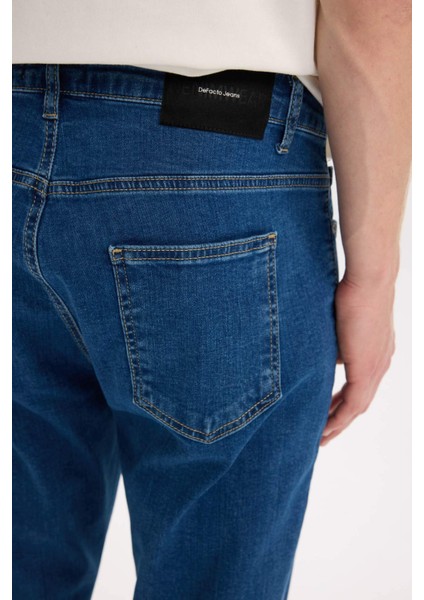 Diago Comfort Fit Rahat Kalıp Yüksek Bel Geniş Paça Jean Pantolon E3324AX25SP