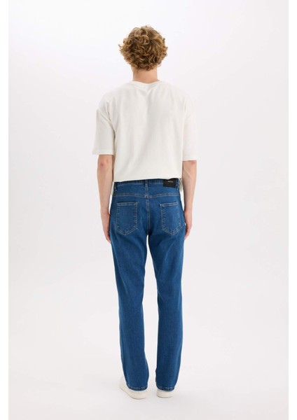 Diago Comfort Fit Rahat Kalıp Yüksek Bel Geniş Paça Jean Pantolon E3324AX25SP