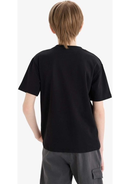 Erkek Çocuk Fast & Furious Bisiklet Yaka Kısa Kollu Tişört E3121A825SM