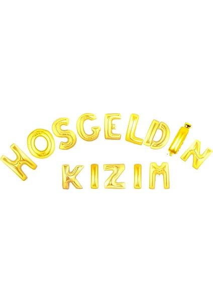 Hoşgeldin Kızım Balon Seti Pembe | Yenidoğan Bebek Karşılama Parti Süsü fiyatları