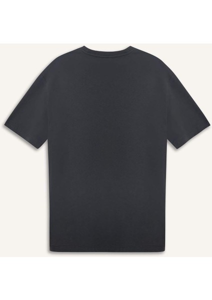 %100 Pamuk Deadpool Regular Fit Bisiklet Yaka Kısa Kollu Tişört E3263AX25SM