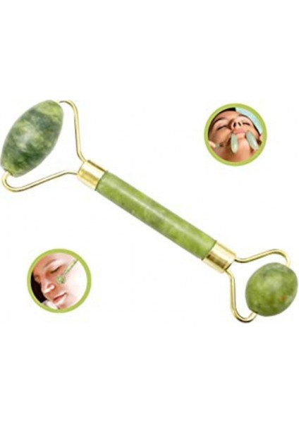Yeşim Taşı Yüz Masaj Roler 2’li Seti, Doğal Güzellik ve Bakım