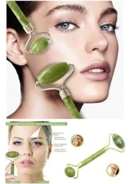 Yeşim Taşı Yüz Masaj Roler 2’li Seti, Doğal Güzellik ve Bakım fiyatları