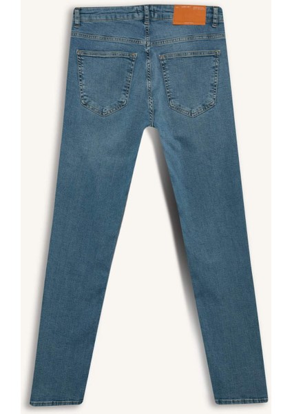 Pedro Slim Fit Dar Kalıp Normal Bel Dar Paça Jean Pantolon E3366AX25SP