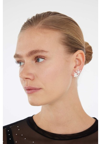 Kadın Yılbaşı Temalı 3'lü Silver Küpe E3882AXNS fiyatları