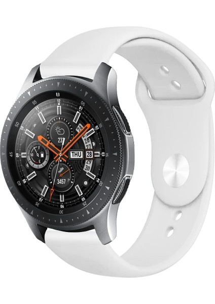 Samsung Galaxy Watch 46MM Akıllı Saat Uyumlu Yumuşak Dokulu Silikon Kordon Kayış