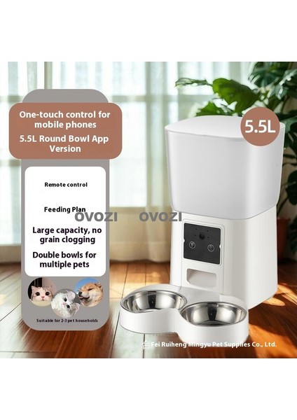 Akıllı Evcil Hayvan Otomatik Besleyici Zamanlı Dozajlama (Yurt Dışından)