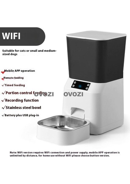 Otomatik Evcil Hayvan Besleyici Zamanlı ve Dozajlı Besleme (Yurt Dışından)