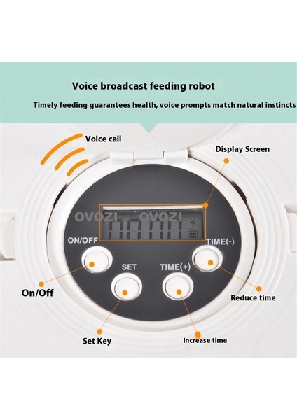 6 Hücreli Akıllı Zamanlayıcı Otomatik Evcil Hayvan Besleyici Zamanlama ve Dozajlama (Yurt Dışından) indirimleri