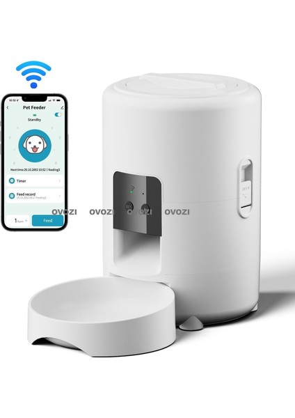 Akıllı Evcil Hayvan Otomatik Besleyici Zamanlı Dozajlama (Yurt Dışından)