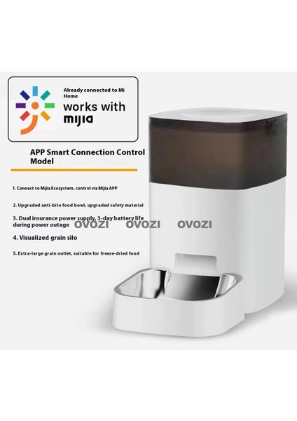 Otomatik Evcil Hayvan Besleyici Zamanlı ve Dozajlı Besleme (Yurt Dışından)