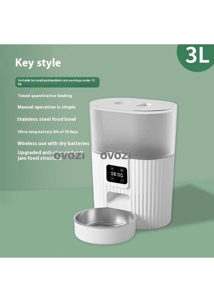 Otomatik Evcil Hayvan Besleyici Zamanlı ve Dozajlı Besleme (Yurt Dışından)