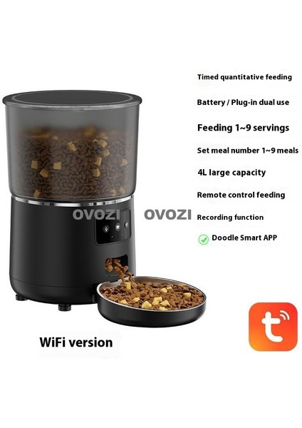 Otomatik Evcil Hayvan Besleyici Zamanlı ve Dozajlı Besleme (Yurt Dışından)