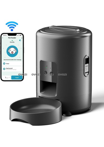 Akıllı Evcil Hayvan Otomatik Besleyici Zamanlı Dozajlama (Yurt Dışından)