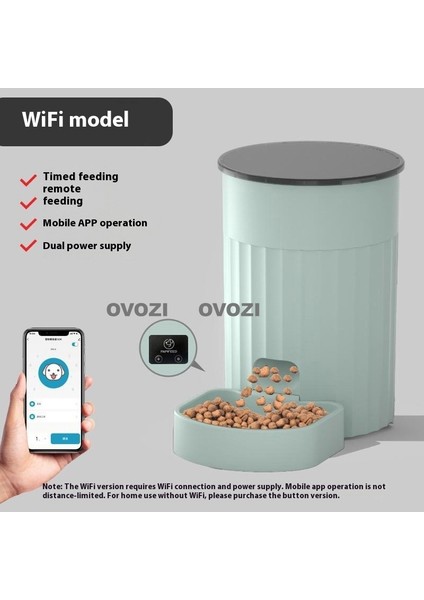 Otomatik Evcil Hayvan Besleyici Zamanlı ve Dozajlı Besleme (Yurt Dışından)