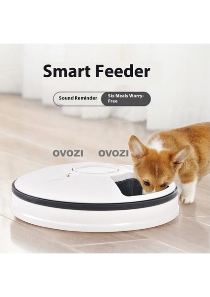 6 Hücreli Akıllı Zamanlayıcı Otomatik Evcil Hayvan Besleyici Zamanlama ve Dozajlama (Yurt Dışından) fiyatları