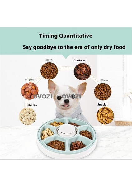 6 Hücreli Akıllı Zamanlayıcı Otomatik Evcil Hayvan Besleyici Zamanlama ve Dozajlama (Yurt Dışından) fırsatları
